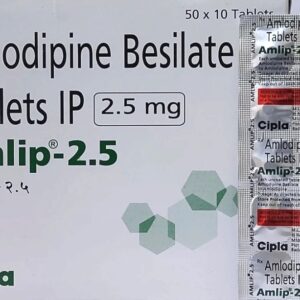 AMLIP 2.5 TABLETS (AMLODIPINE 2.5MG)