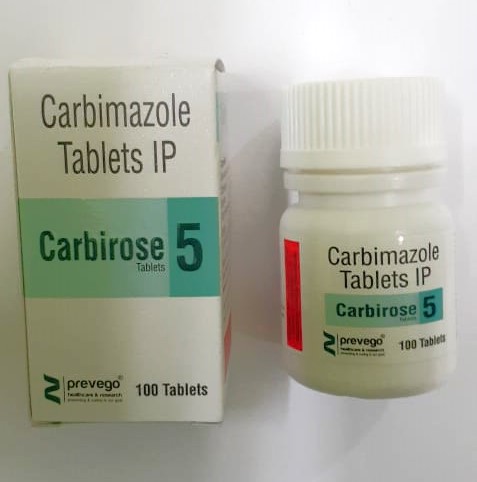 CARBIMAZOLE 5MG (CARBIROSE 5MG)