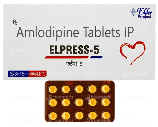 ELPRESS-5 TABLETS (AMLODIPINE 5MG)