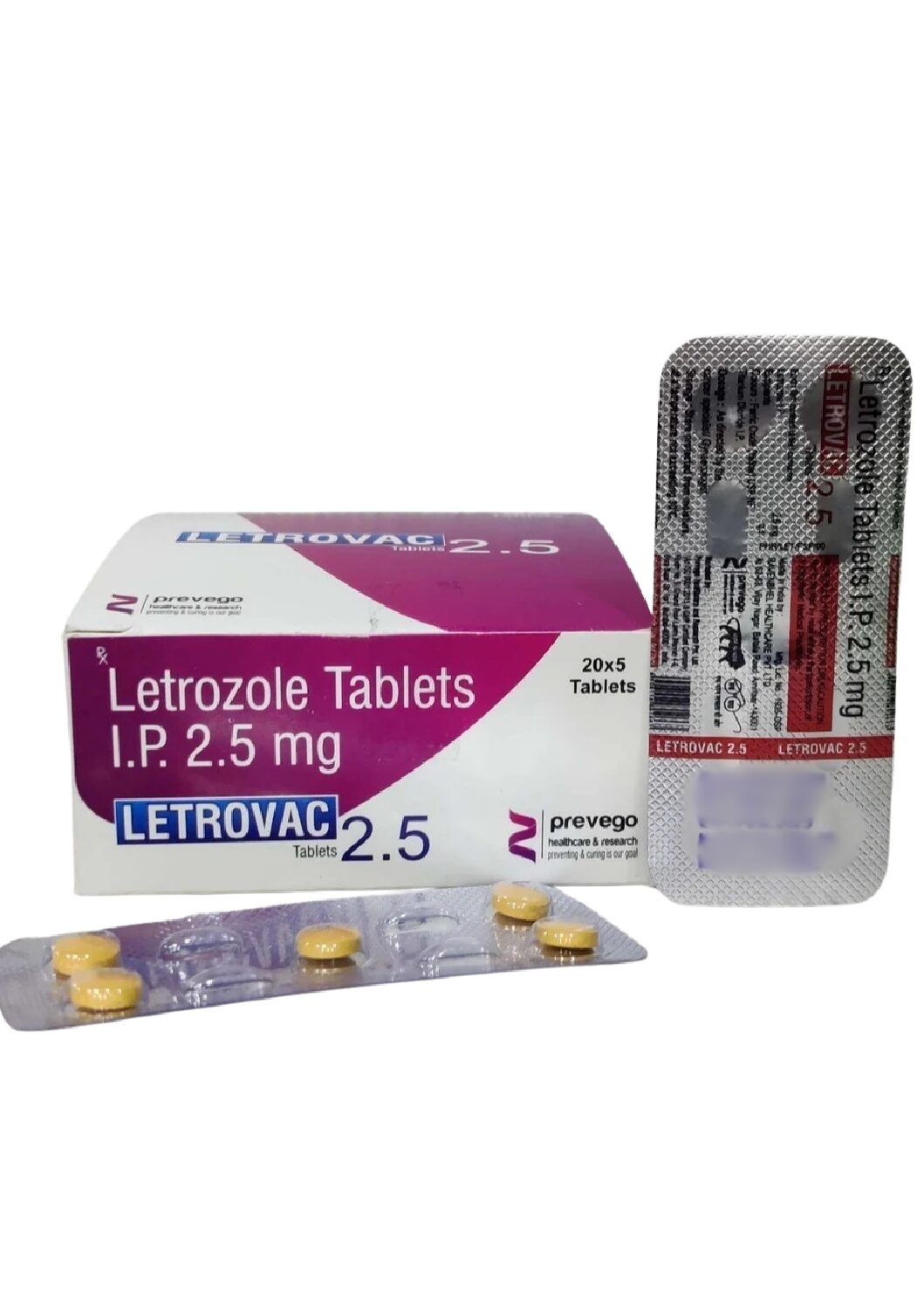 LETROVAC 2.5 TABLET (LETROZOLE IP 2.5MG)