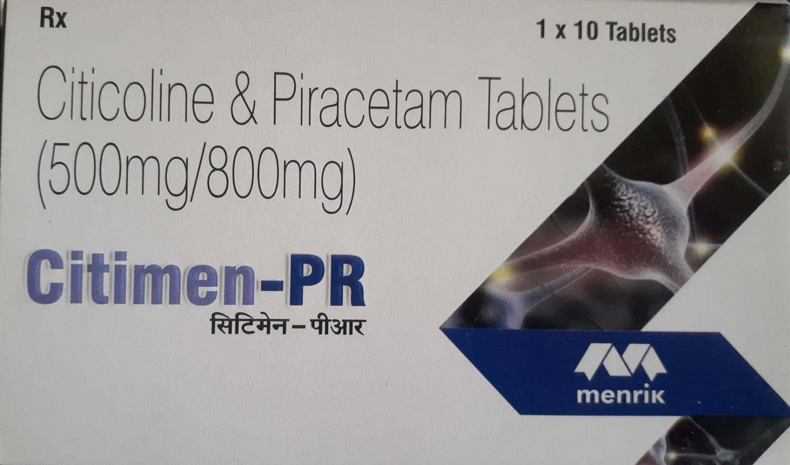 CITIMEN-PR TABLET (CITICOLINE 500MG+PIRACETAM 800MG)