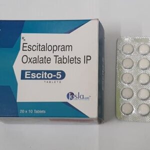 ESCITO 5MG TABLETS (ESCITALOPRAM 5MG)