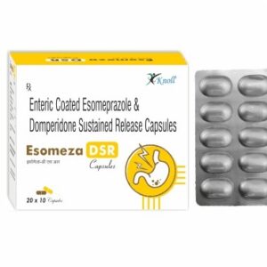 ESOMEZA DSR 40/30 CAPSULES (ESOMEPRAZOLE 40MG+DOMPERIDONE SR 30MG CAPSULES)