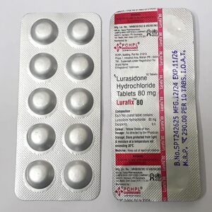 LURAFLIX 80MG TABLETS (LURASIDONE HYDROCHLORIDE 80MG)