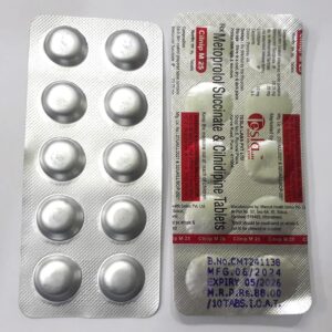 CILNIP-M 25/10MG TABLETS (METOPROLOL 25MG+CILNIDIPINE 10MG TABLETS)