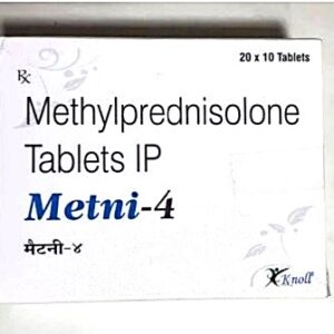 METNI-4 TABLET (METHYLPREDNISOLONE 4MG)
