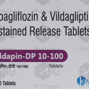 VILDAPIN-DP 10/100 TABLET (VILDAGLIPTIN 100MG (SR)+DAPAGLIFLOZIN 10MG)