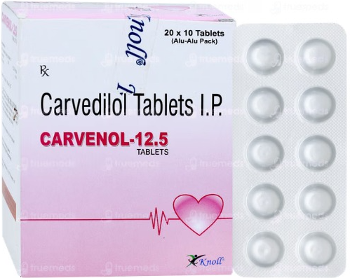 CARVENOL 12.5 TABLET (CARVEDILOL 12.5MG)