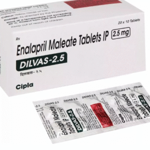 DILVAS-2.5 TABLET (ENALAPRIL MALEATE 2.5MG)