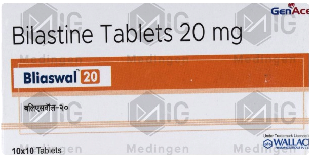 BLIASWAL 20 TABLETS (BILASTINE 20MG)