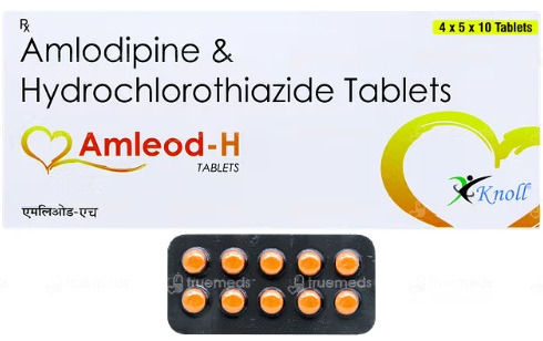 AMLEOD-H TABLETS (AMLODIPINE 5MG+HYDROCHLORTHIAZIDE 12.5MG)