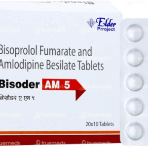 BISODER AM 5MG  (BISOPROLOL 5MG+AMLODIPINE 5MG TABLETS)