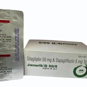 JANURIK-D 50/5 TABLET (SITAGLIPTIN 50MG+DAPAGLIFLOZIN 5MG)