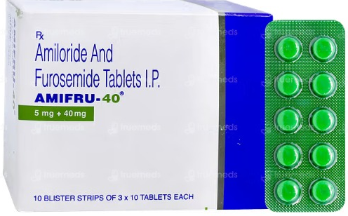 AMIFRU-40 (FUROSEMIDE 40MG+AMILORIDE HYDROCHLORIDE 5MG)