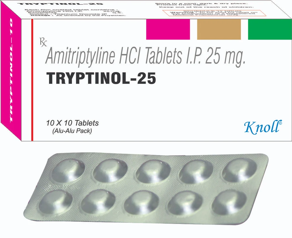TRYPTINOL-25 TABLET (AMITRIPTYLINE HYDROCHLORIDE 25MG)