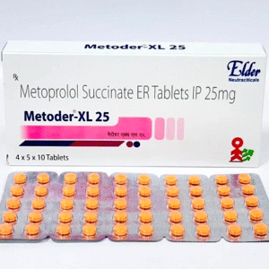 METODER-XL 25 TABLETS (METOPROLOL SUCCINATE 25MG)