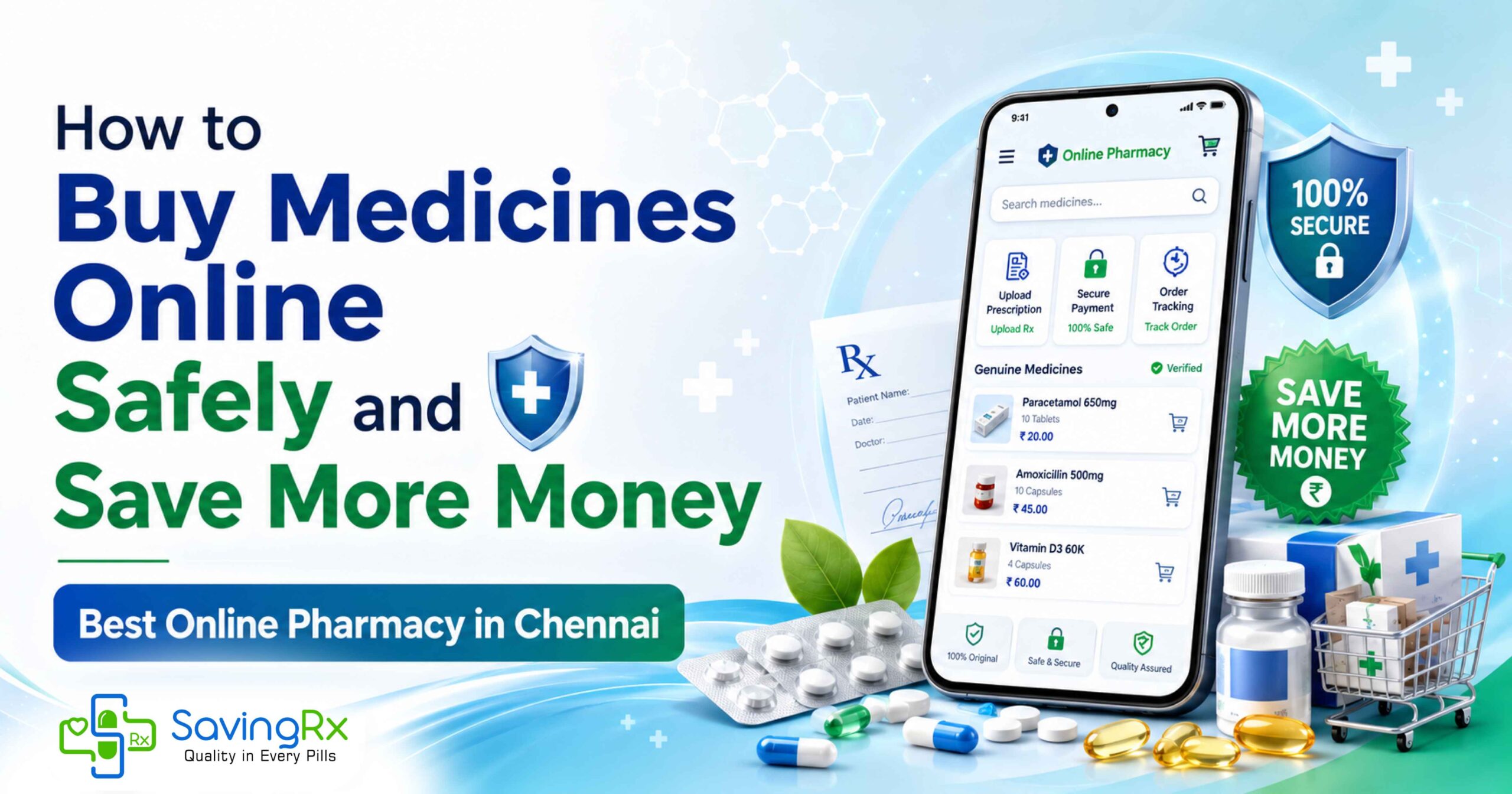 How to Buy Medicines Online Safely and Save More Money  Best Online Pharmacy in Chennai