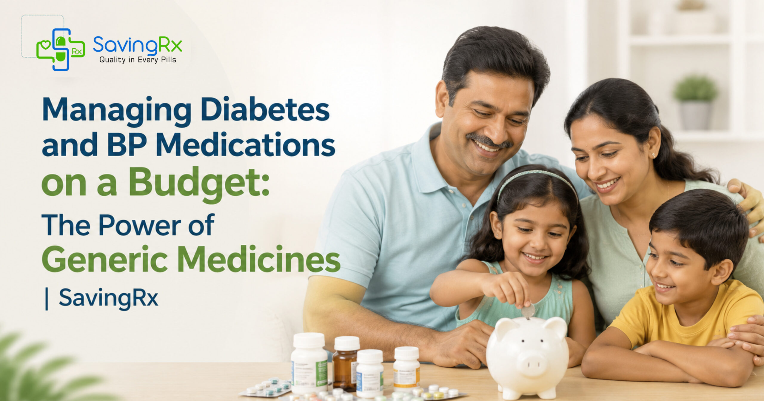 Managing Diabetes and BP Medications on a Budget: The Power of Generic Medicines